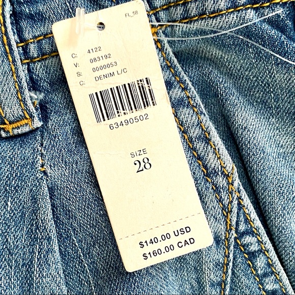 NWT: ANTHROPOLOGIE Pilcro | Single Front-Pleated, High Rise, Relaxed Fit Jeans - Picture 5 of 9